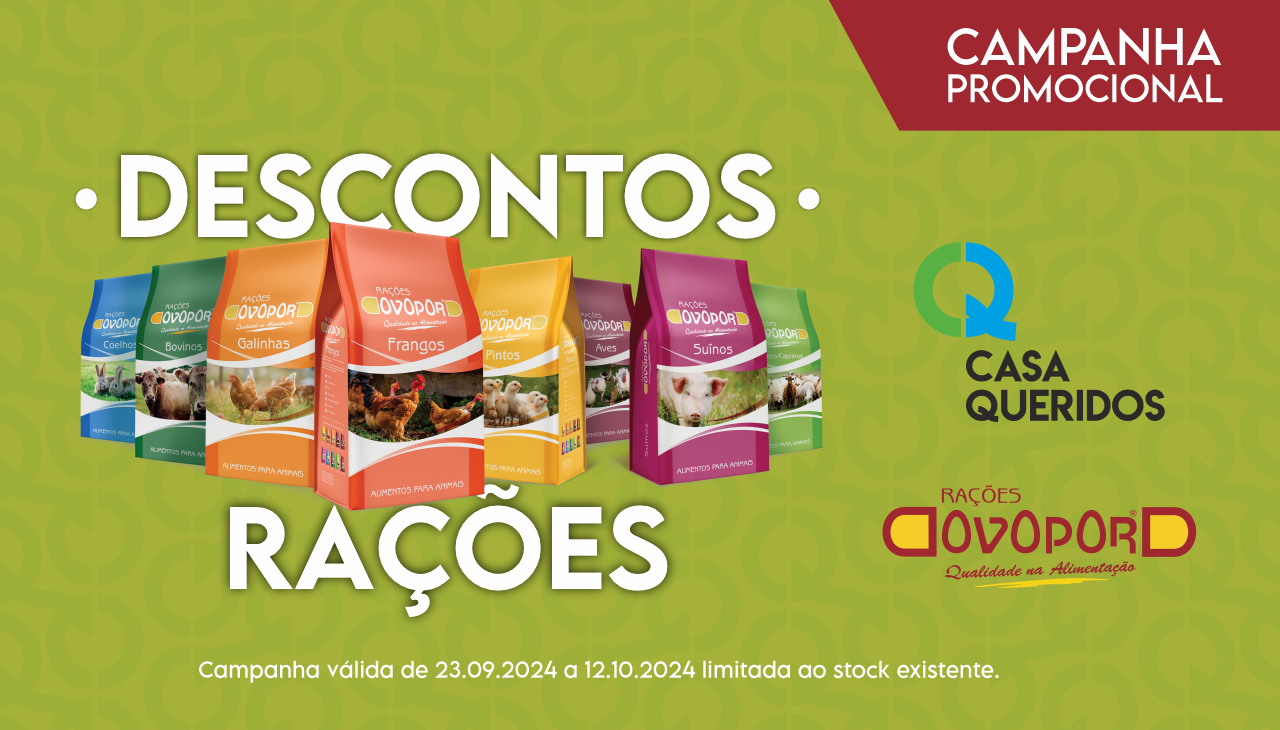 CAMPANHA OVOPOR - DESCONTOS EM TODAS AS RAÇÕES CAMPANHA OVOPOR - DESCONTOS EM TODAS AS RAÇÕES