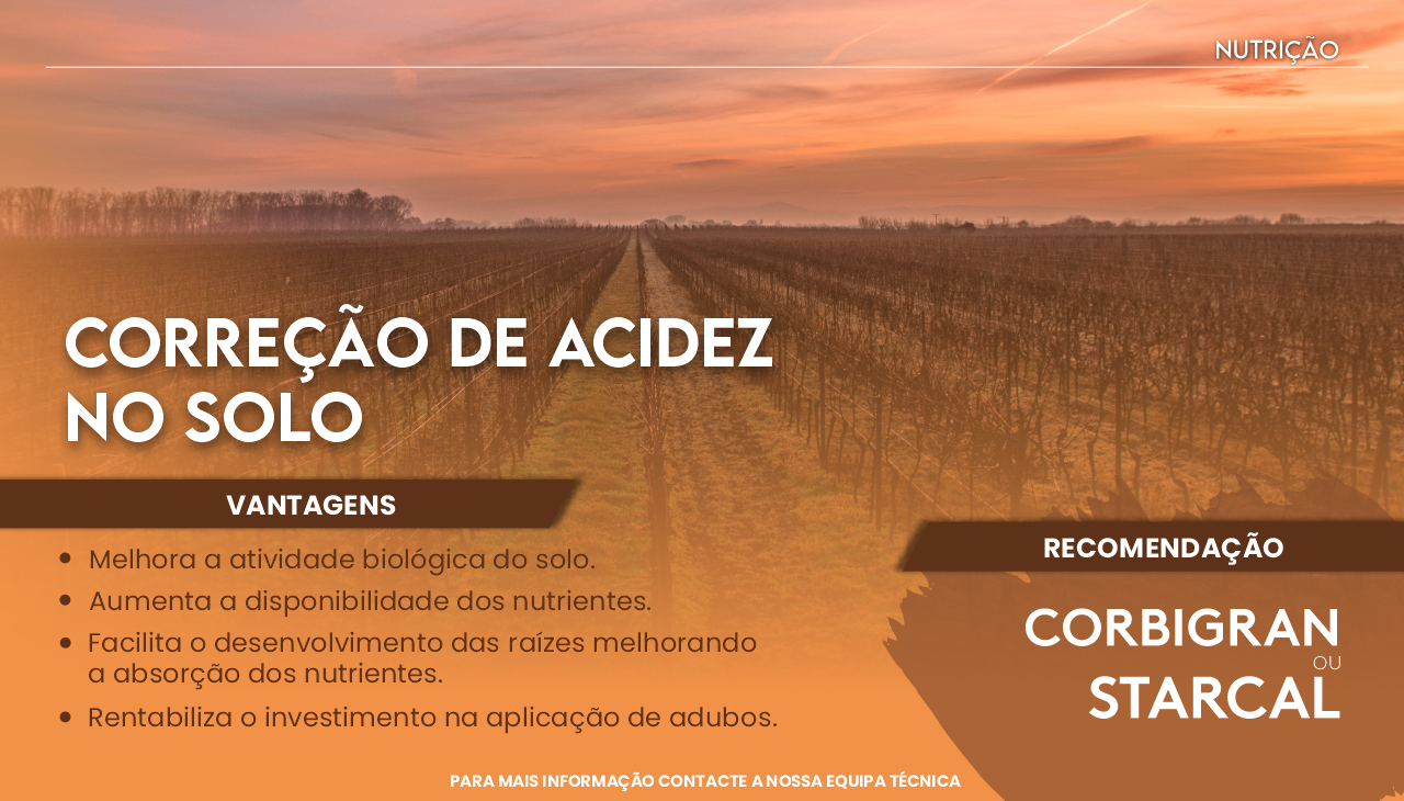 CORRE��O DO EXCESSO DE ACIDEZ DO SOLO