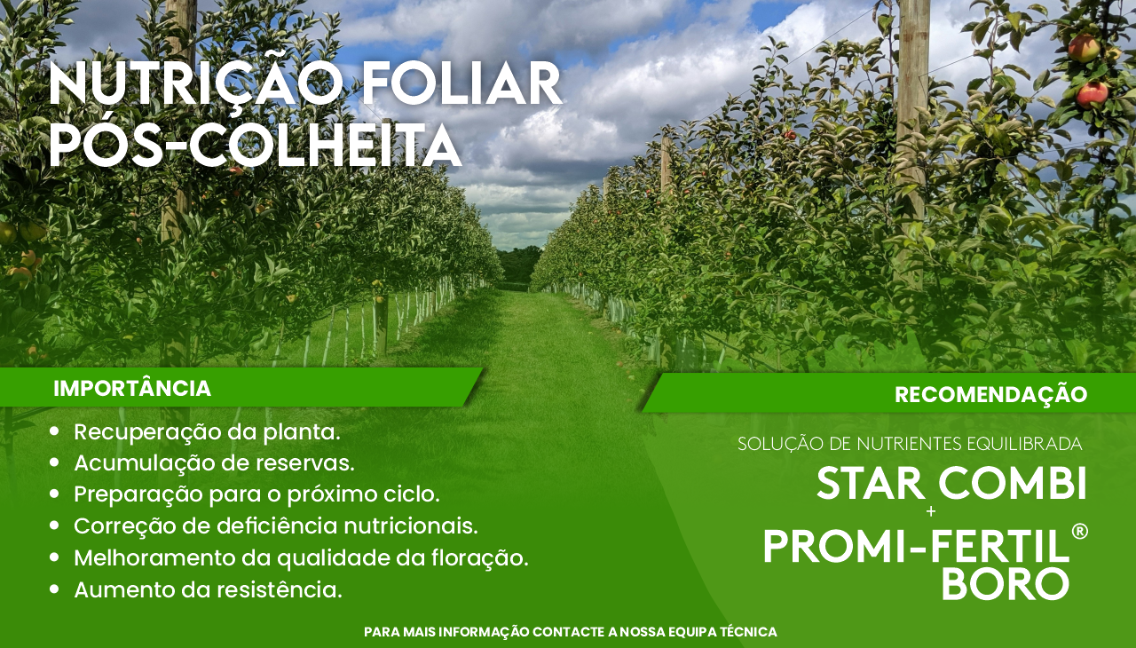 NUTRI��O FOLIAR P�S-COLHEITA
