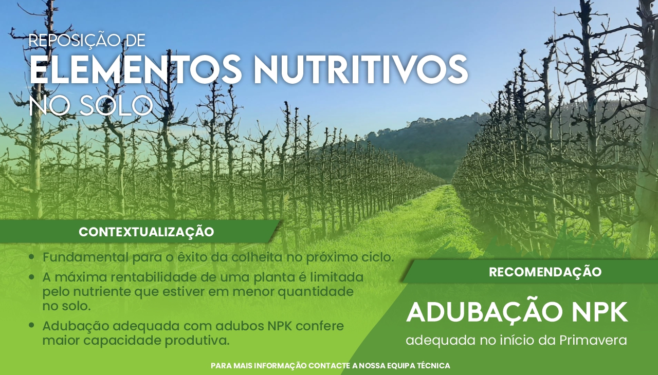 REPOSI��O DE ELEMENTOS NUTRITIVOS NO SOLO